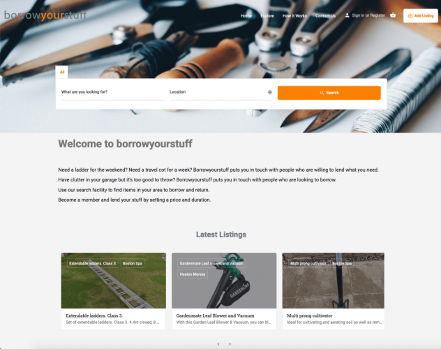 Borrowyourstuff_Homepage