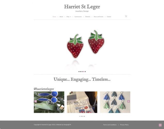 Harriet St Leger - Homepage